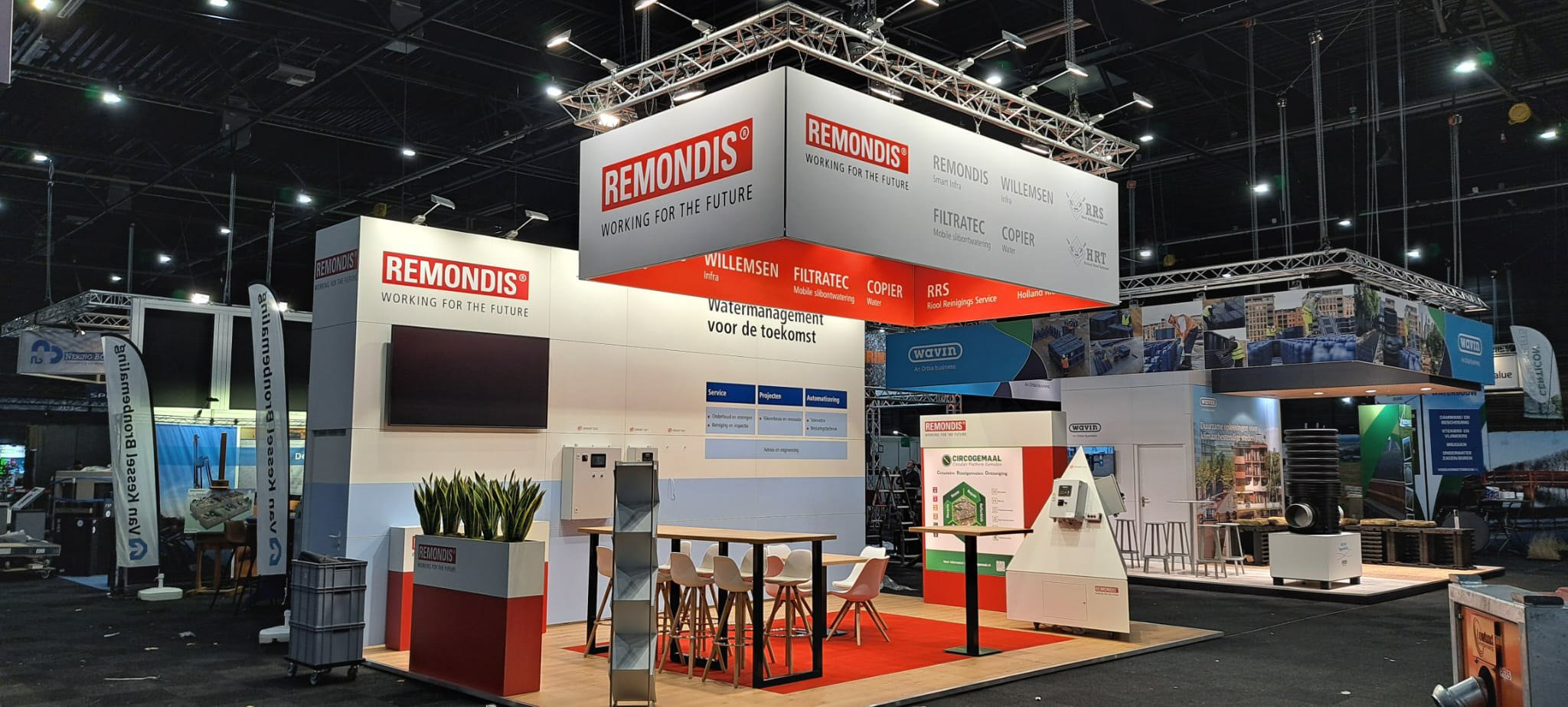 Beursstand van Remondis gerealiseerd door Menkhorst Standbouw