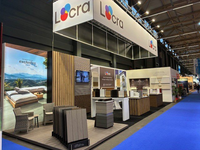 Beursstand van Locra gerealiseerd door Menkhorst Standbouw