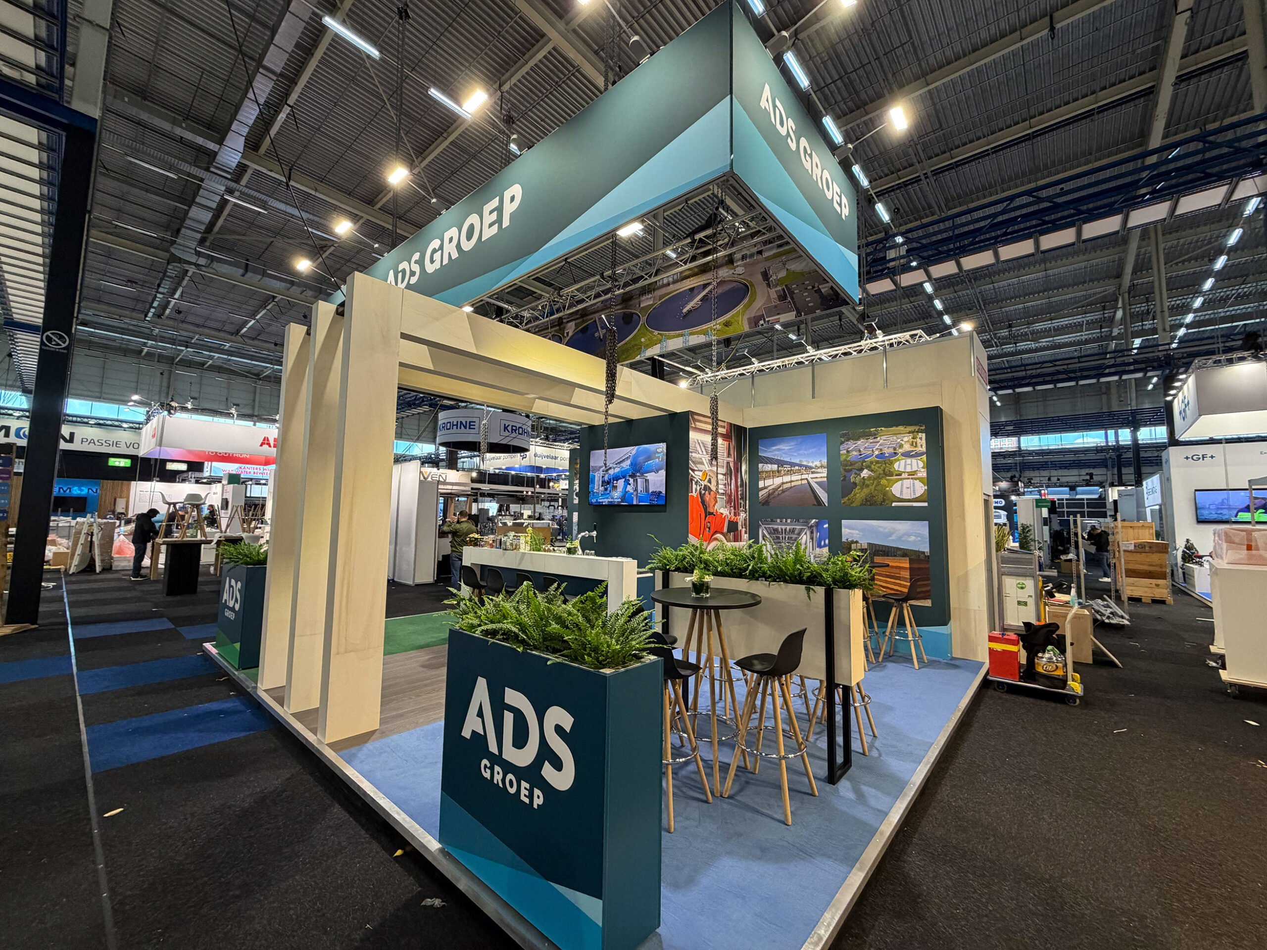 Beursstand van ADS Groep gerealiseerd door Menkhorst Standbouw