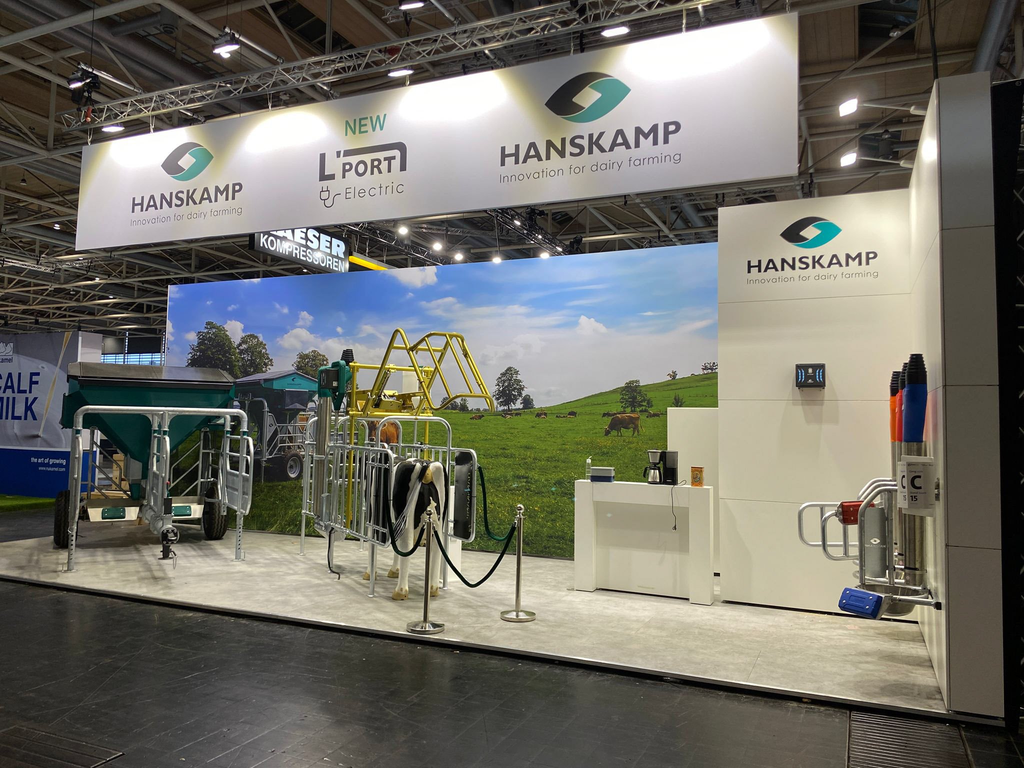 Beursstand van Hanskamp gerealiseerd door Menkhorst Standbouw