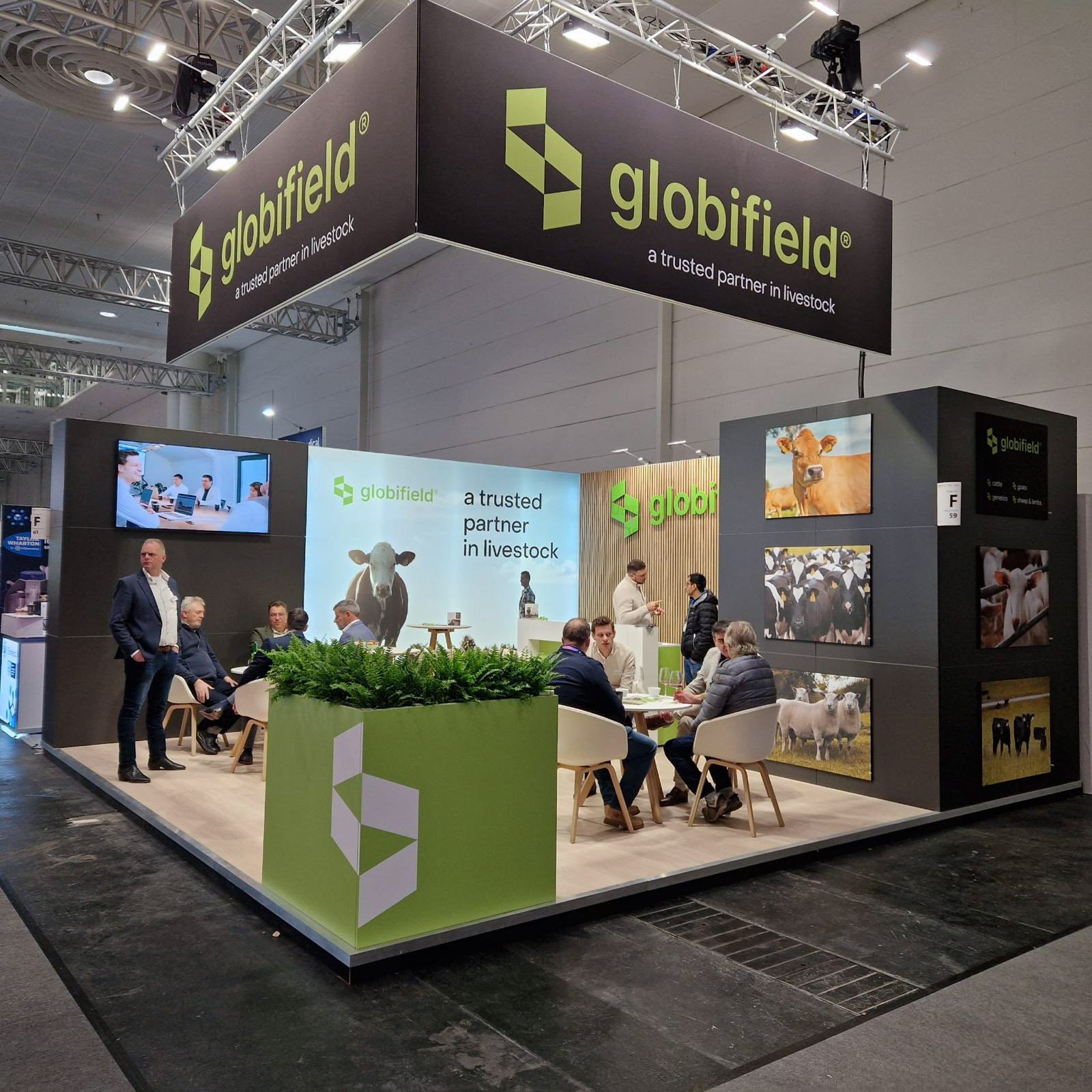 Beursstand van Globifield gerealiseerd door Menkhorst Standbouw